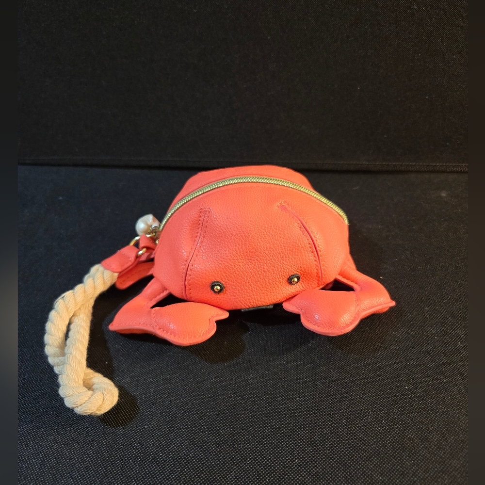 NWOT Adorable Betsey Johnson Crab Wristlet
